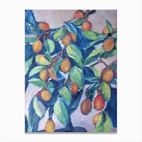 Loquat 1 Classic Fruit Canvas Print