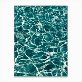 Water Ripples In The Pool Canvas Print