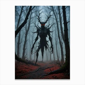 The Cursed Thing in the Dark Woods Canvas Print