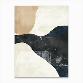 Textured Harmony Minimalist Style Canvas Print