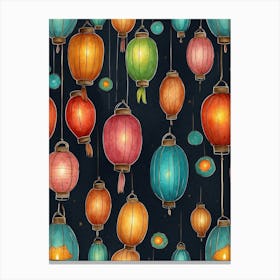 Chinese Lanterns 10 Canvas Print