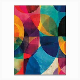 Abstract Circles 3 Canvas Print