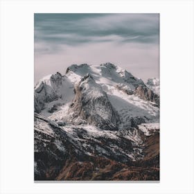 Snowy Mountains Canvas Print