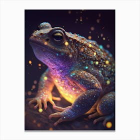Magical Frog in Space Canvas Print