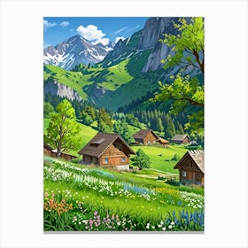 Swiss Alps 3 Canvas Print