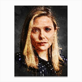 Elizabeth Olsen Canvas Print