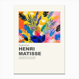 Museum Poster Inspired By Henri Matisse 14 Canvas Print