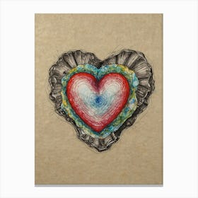 Heart Of Gold 10 Canvas Print