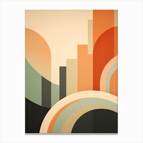 Abstract Cityscape Canvas Print