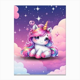 Cute Unicorn 1 Canvas Print