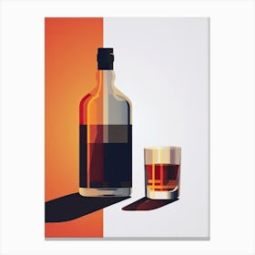 Cheers to Whiskey: Iconic Poster Prints Canvas Print