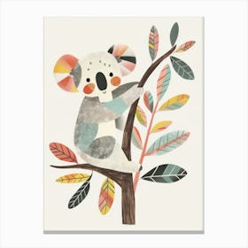Charming Nursery Kids Animals Koala 1 Canvas Print