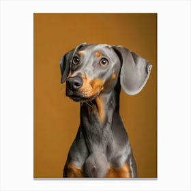 Doberman Pinscher. Generated AI. Art Print Leinwandbild