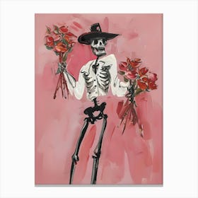 Day Of The Dead Skeleton 1 Canvas Print