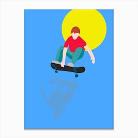 Skateboarder Canvas Print