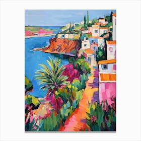 Algarve Portugal 2 Fauvist Painting Canvas Print