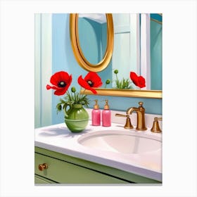 Bathroom Decor Canvas Print