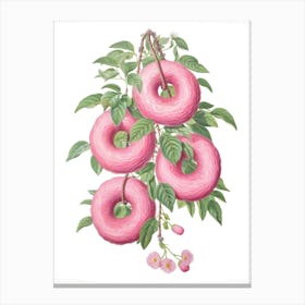 Donuts On A Branch 1 Canvas Print