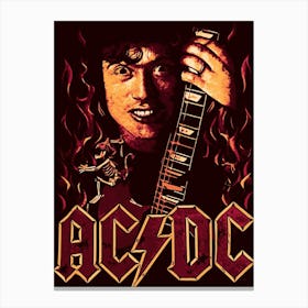 Acdc band music Canvas Print