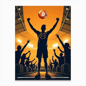 Bitcoin In The Stadium Canvas Print