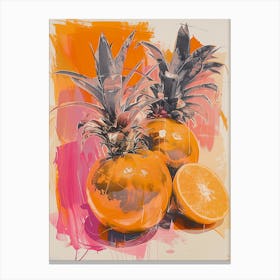 Oranges And Pineapples Canvas Print