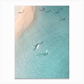 Aerial Ocean Photography Canvas Print