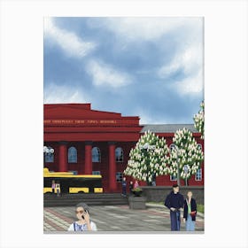 Kyiv University In Spring Canvas Print