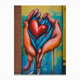 Heart Of The City ,most beautiful art of city Canvas Print