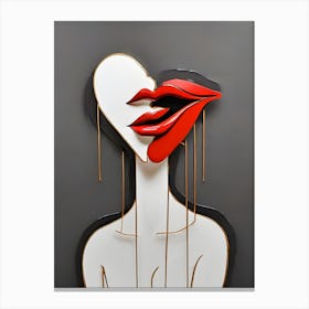 Lipss Canvas Print