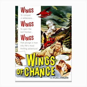 Wings Of Chance, Movie Poster Canvas Print