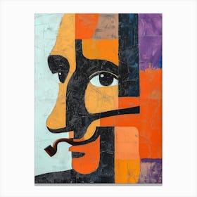 Man With A Pipe Canvas Print