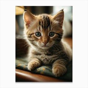 Cute Kitten Canvas Print