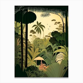 Hidden Paradise 5 Rousseau Inspired Canvas Print