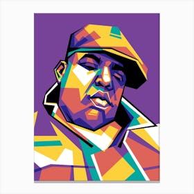 Biggie Smalls WPAP Canvas Print