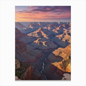 Grand Canyon At Sunset Canvas Print