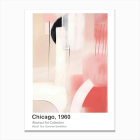 World Tour Exhibition, Abstract Art, Chicago, 1960 3 Canvas Print