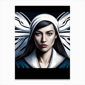 Nun AI Canvas Print