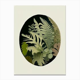 Button Fern Rousseau Inspired Canvas Print