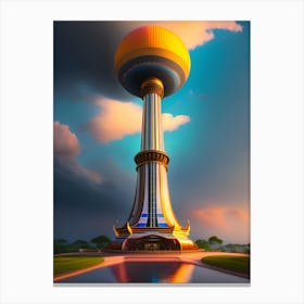 Water Tower Canvas Print