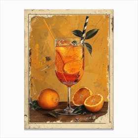 Aperol Spritz Art Print 51 Canvas Print