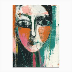 Face Of A Woman 71 Canvas Print