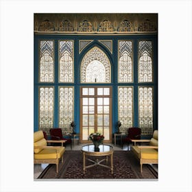 Topkapi Palace Pixel Art 3 Canvas Print