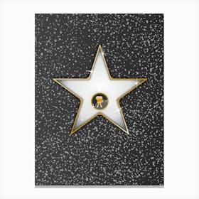 Star Of Hollywood Canvas Print