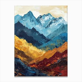 Mountain Ranges 78 Canvas Print