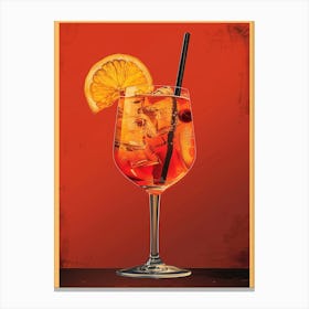 Aperol Spritz Art Print 246 Canvas Print