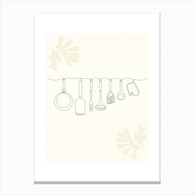 Kitchen Utensils Canvas Print