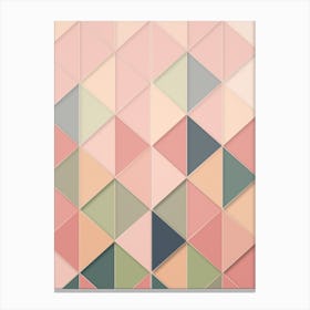 Abstract Geometric Wallpaper Canvas Print