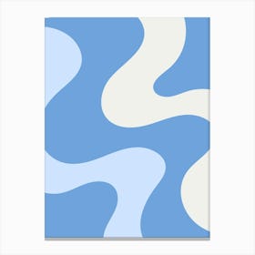 Abstract Wave Pattern Canvas Print