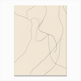 Abstract Line Drawing 3 Canvas Print