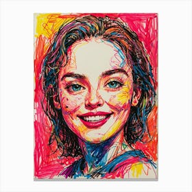 Portrait Of A Girl 7 Canvas Print
